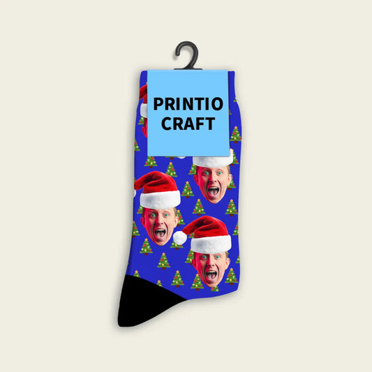 PrintioCraft | Custom Christmas Socks With Photo