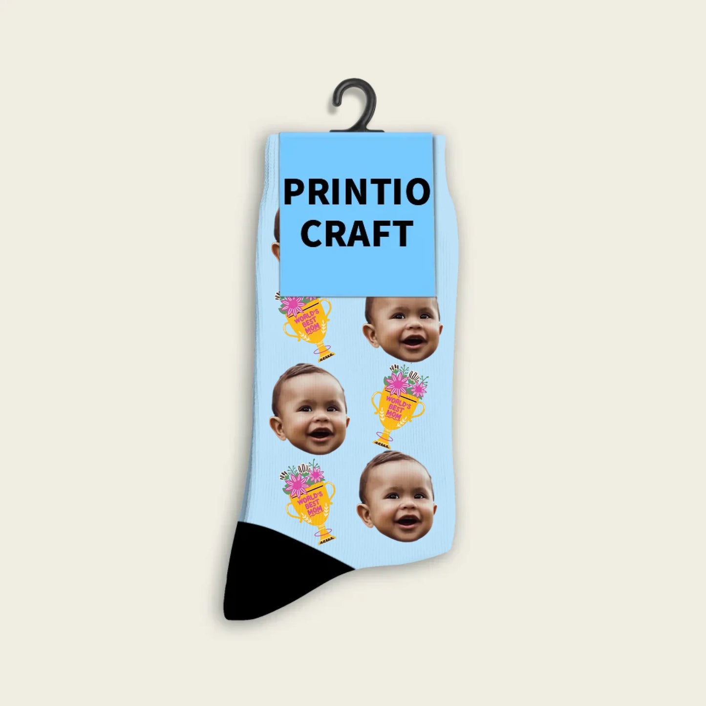 PrintioCraft | Custom Best Parents Socks With Photo