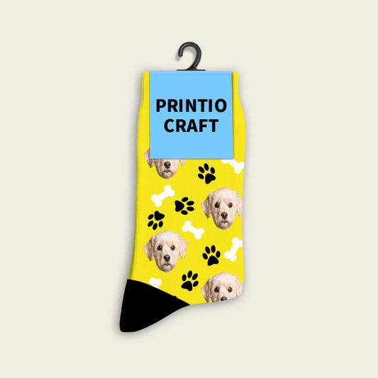 PrintioCraft | Custom Dog Socks With Photo